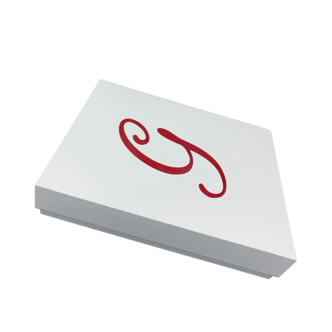 White Gift Box with Name or Initials