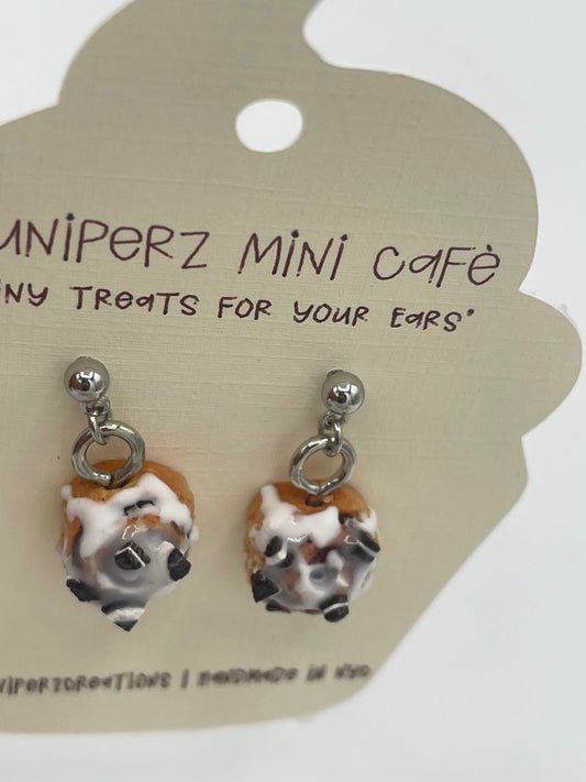 Oreo Cookie Cinnabon Inspired Earrings