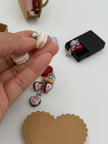 SweetHeart Macaron Earrings
