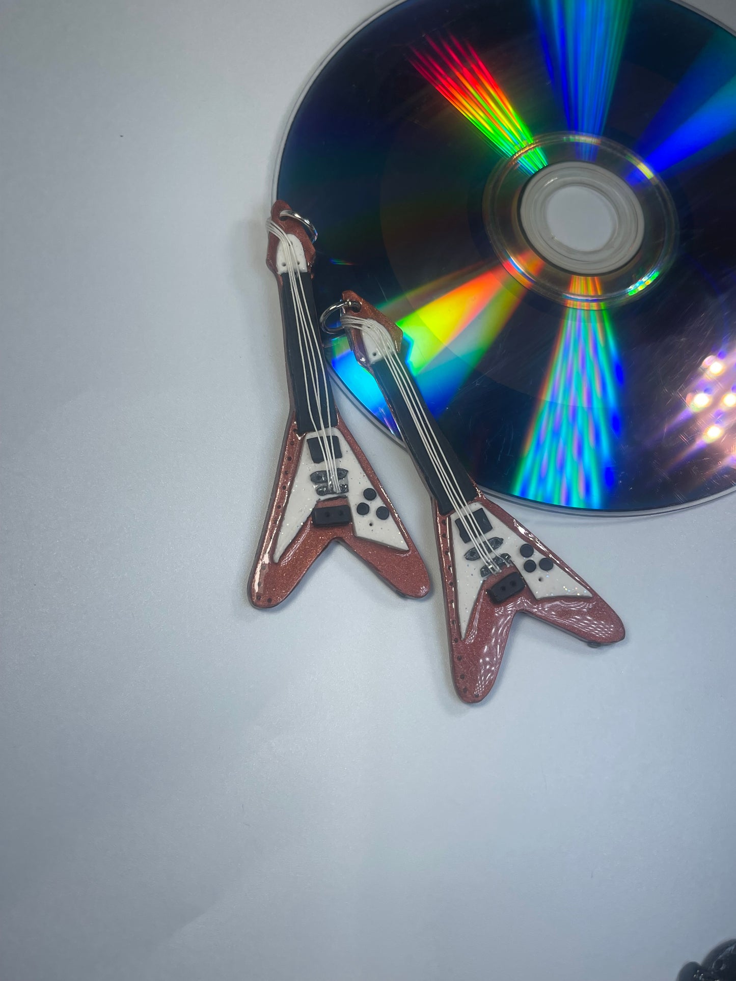 Guitar Drop Earrings