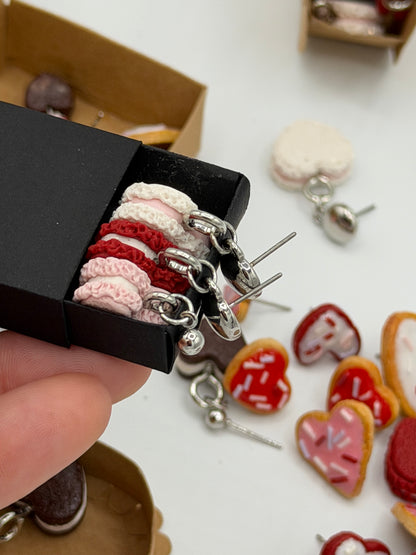 SweetHeart Macaron Earrings
