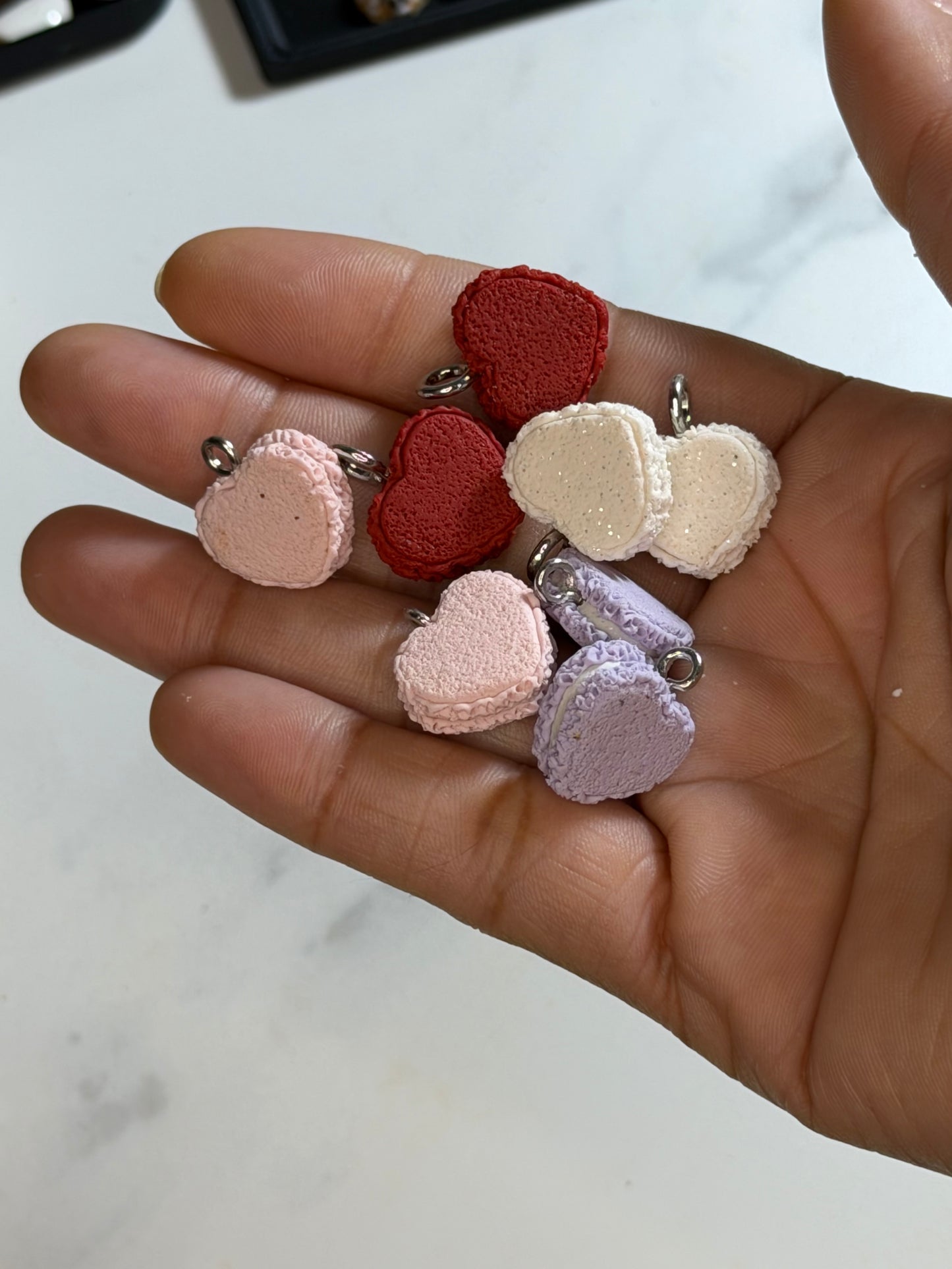 SweetHeart Macaron Earrings