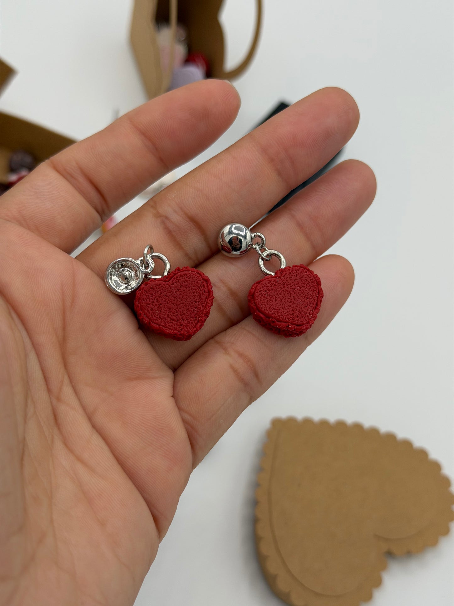 SweetHeart Macaron Earrings