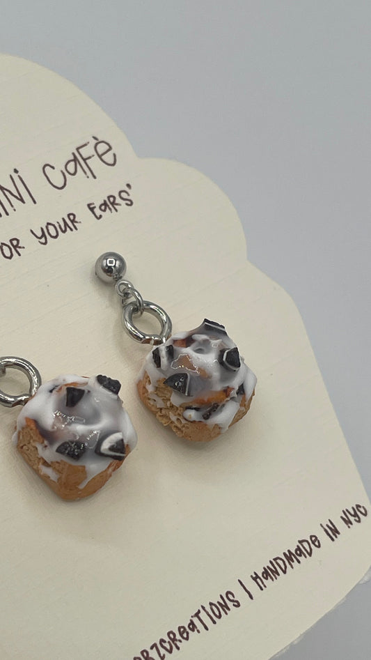 Oreo Cookie Cinnabon Inspired Earrings