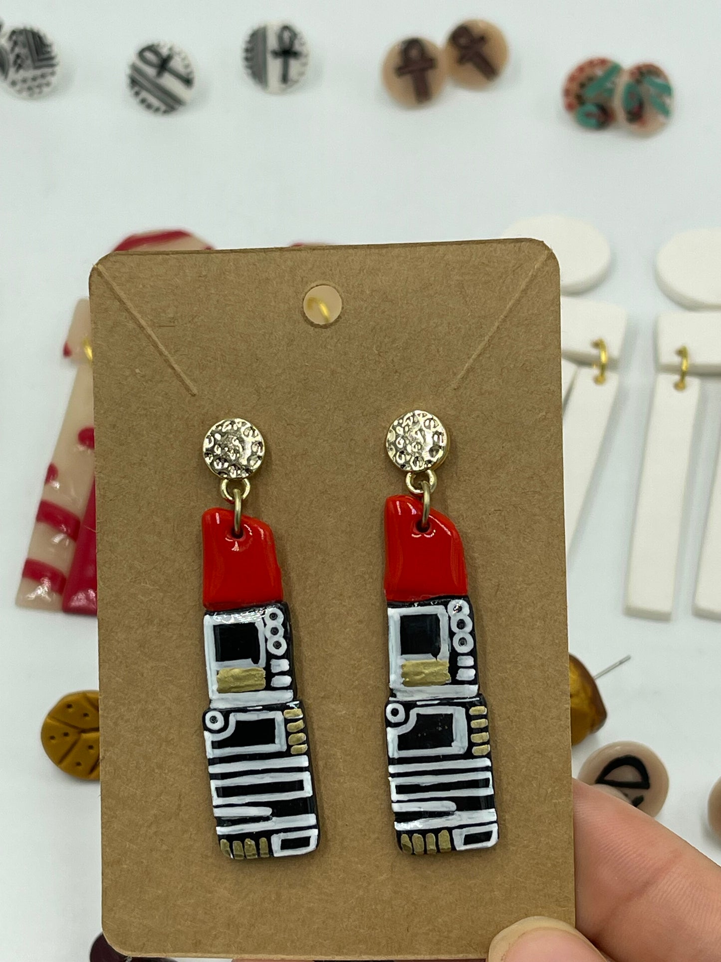 Abstract Design Earrings