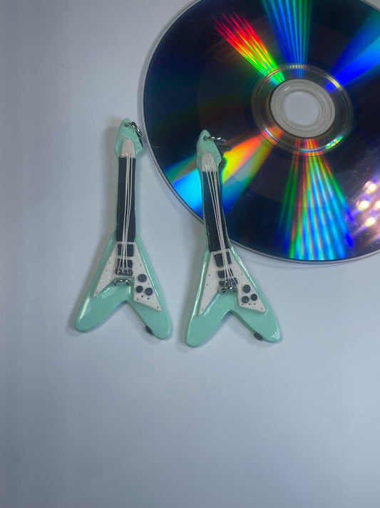 Guitar Drop Earrings