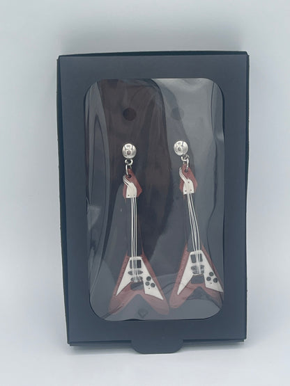 Guitar Drop Earrings