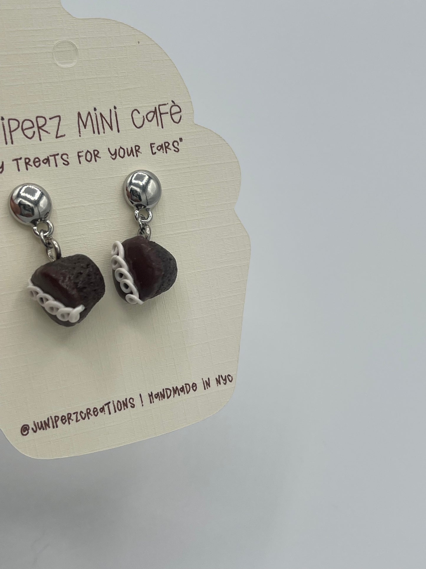 Hostess Inspired Cupcake Earrings