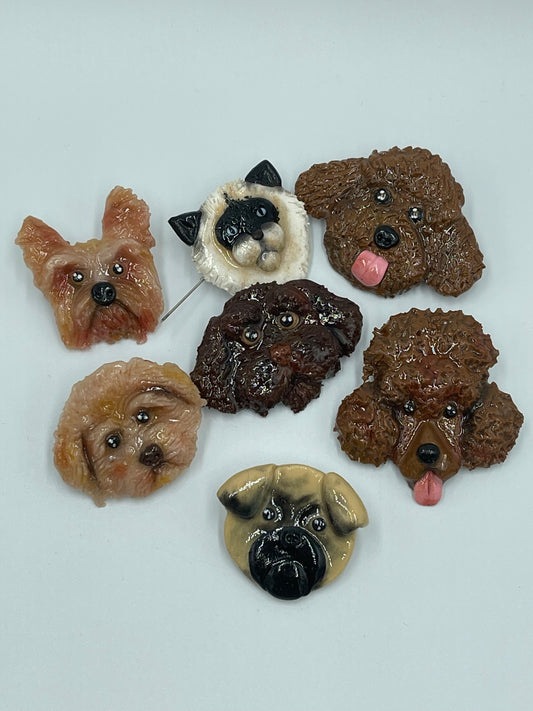 Custom Animal/Pet Brooches & Pins