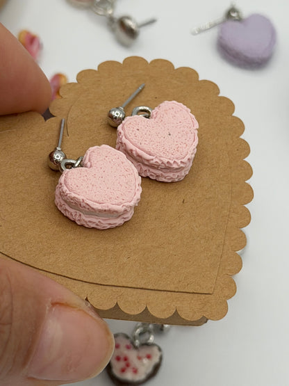 SweetHeart Macaron Earrings