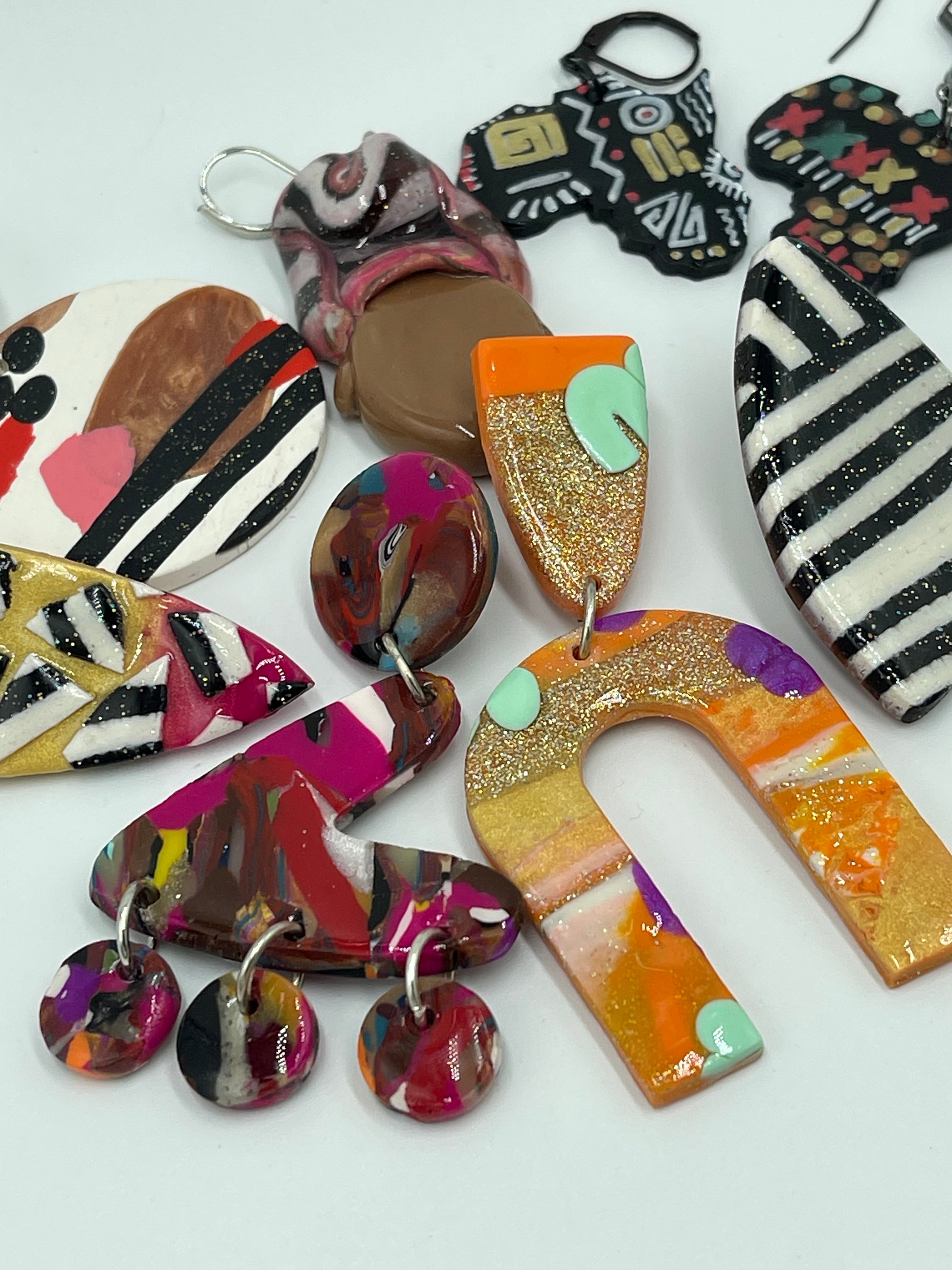 African Goddess Earrings Handmade Earrings, Bold Afro- feminine Jewelry