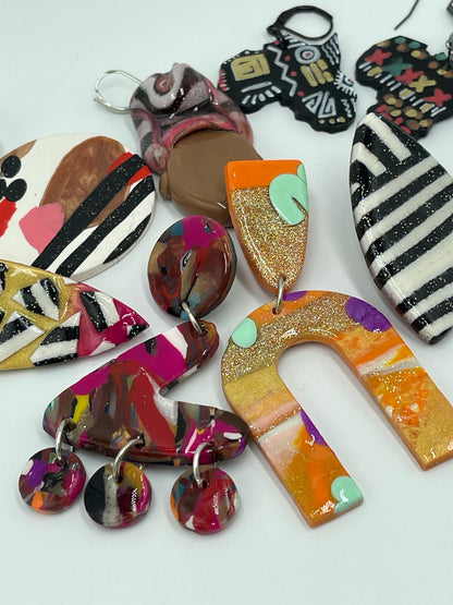 African Goddess Earrings Handmade Earrings, Bold Afro- feminine Jewelry