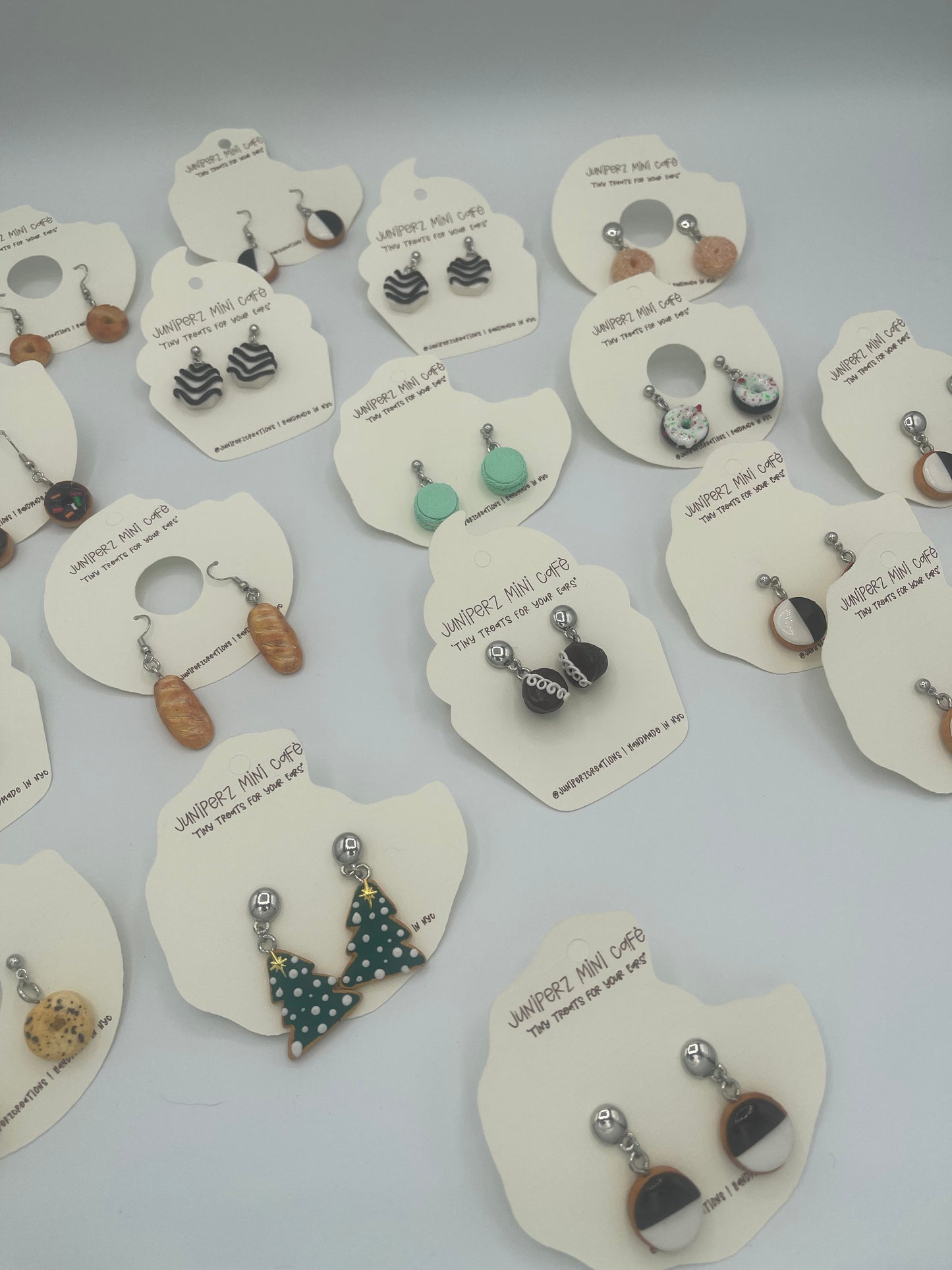 Manhattan Black & White Cookie Earrings