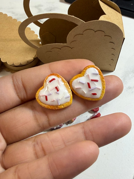 SweetHeart Cookie Stud Earrings