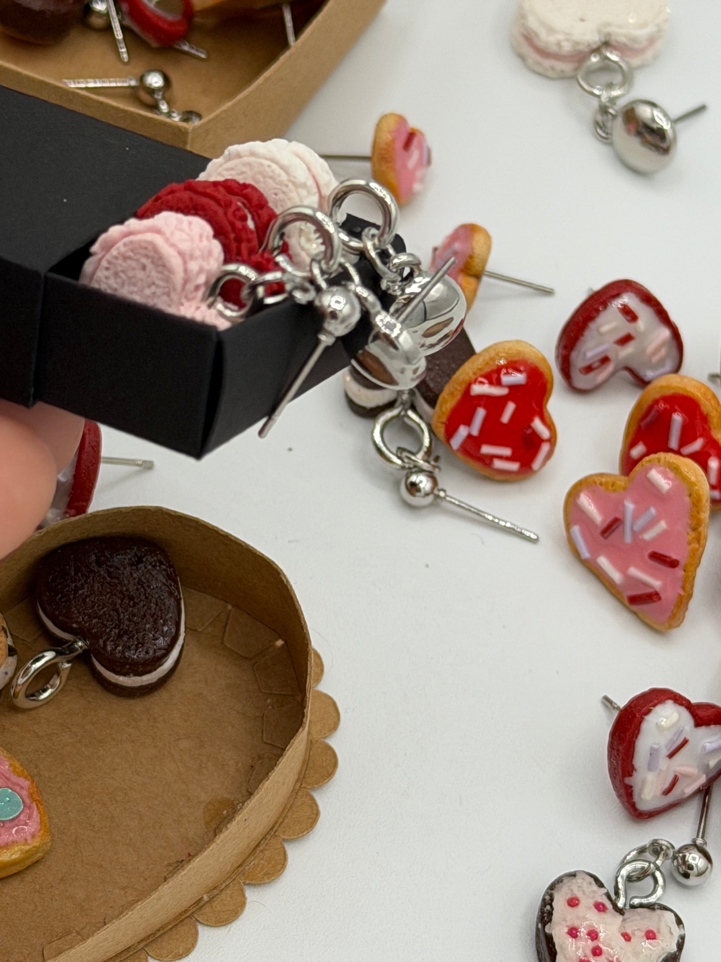 SweetHeart Macaron Earrings