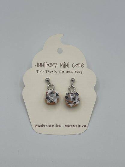 Oreo Cookie Cinnabon Inspired Earrings