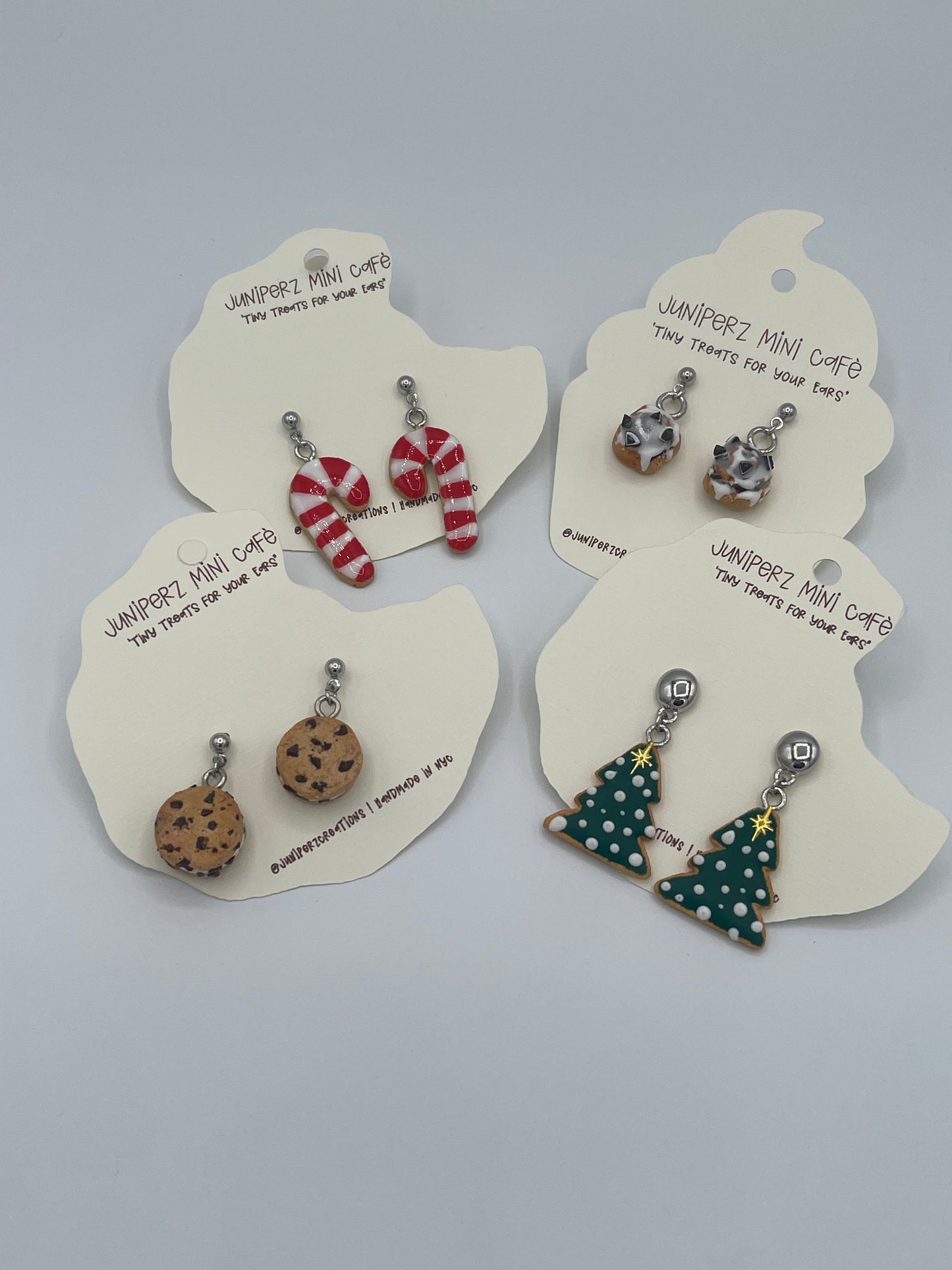 Oreo Cookie Cinnabon Inspired Earrings