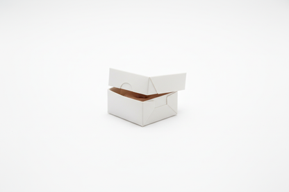 mini white donut box